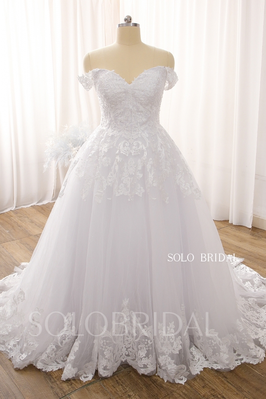 White sexy sparkle ball gown corset chapel train wedding dress  724A8522, 724A8522